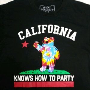 Riot Society Tie Dye Themed Shirt